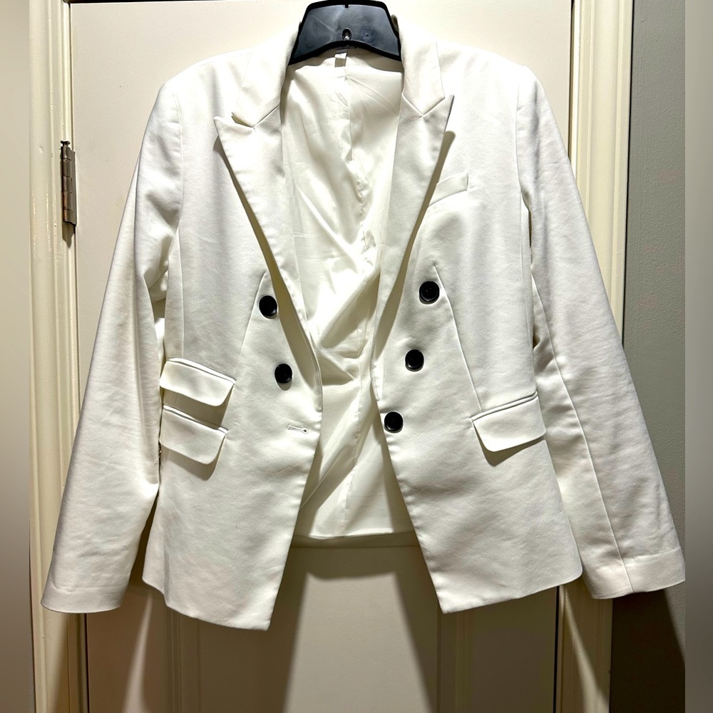 Express White Jacket, Sz 12